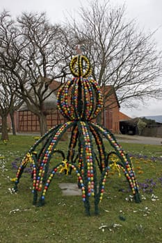 Easter decoration in Rumbeck (Hess. Oldendorf)