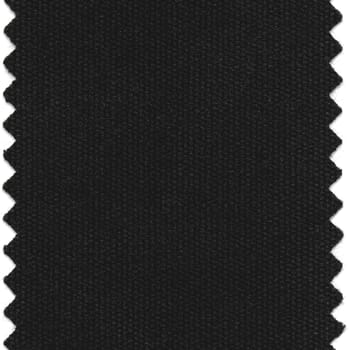 Black fabric sample isolated over white background