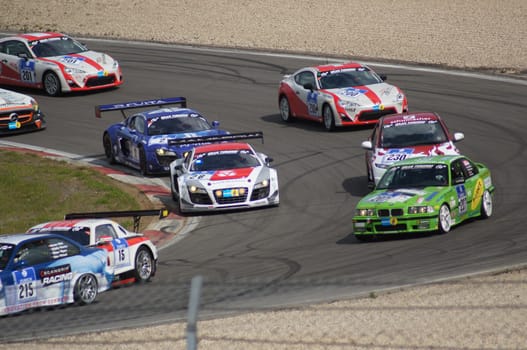 Nurbergring, Germany - May 20, 2012: 24 Hours Endurance Motor Car Race