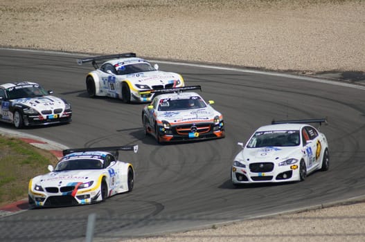 Nurbergring, Germany - May 20, 2012: 24 Hours Endurance Motor Car Race