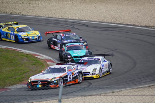Nurbergring, Germany - May 20, 2012: 24 Hours Endurance Motor Car Race