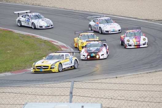 Nurbergring, Germany - May 20, 2012: 24 Hours Endurance Motor Car Race