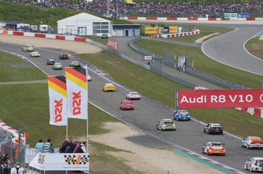 Nurbergring, Germany - May 20, 2012: 24 Hours Endurance Motor Car Race