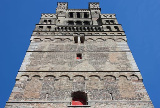 Church of Our Lady tower in Bruges, Belgium.