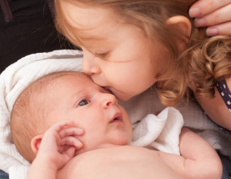 Toddler Kissing New Addition