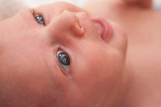 Portrait of One Month Old Baby