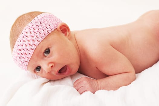 Portrait of One Month Old Baby