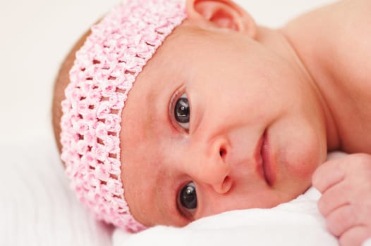 Portrait of One Month Old Baby