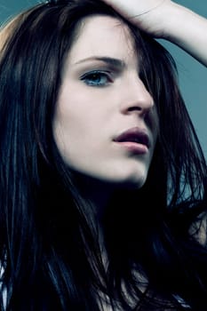 Portrait of a sensual young woman