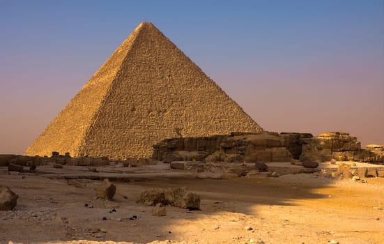 The Pyramid of Cheops in the evening light