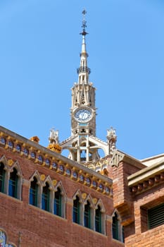 Hospital de la Santa Creu in Barcelona Spain