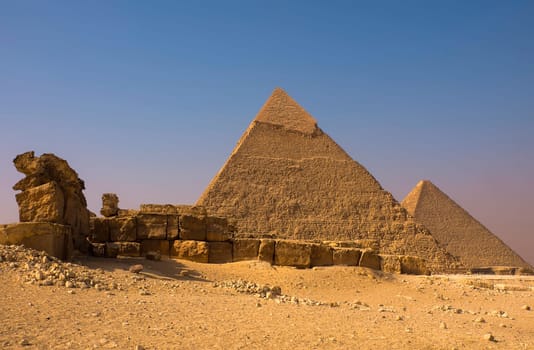 Chefren and Cheops Pyramid