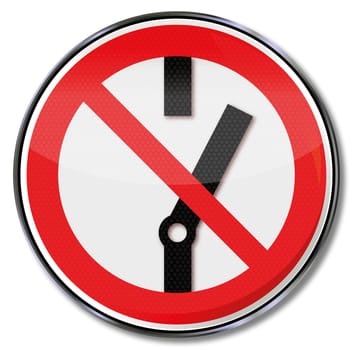 Safety Sign Switch and Connection