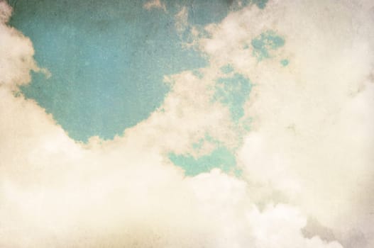 Vintage cloudy background, Watercolor background