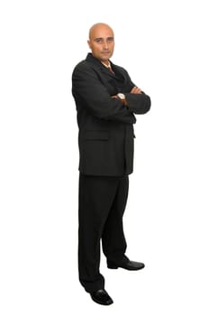 Businessman isolated in white