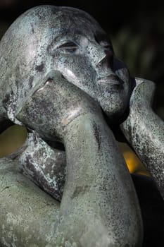 Seated Girl Bürgengarten Hameln