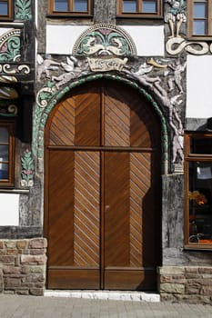 Half-timbered house in Höxter
