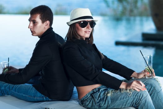 Young couple having some problems.
