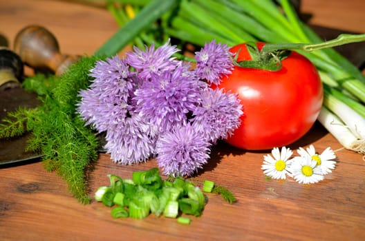 Tomatoes,Herbs,Chives,Kitchen