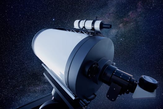 astronomical observatory telescope stars night sky