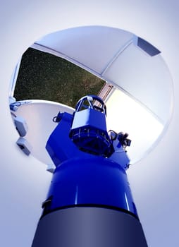astronomical observatory telescope indoor night sky