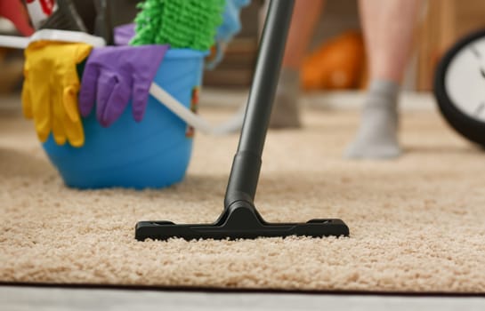 Home care for carpet vacuum cleaner from dirt and life style