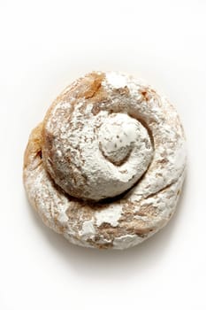 Ensaimada, typical sweet bakery cake for breakfast in Balearic Islands, Spain