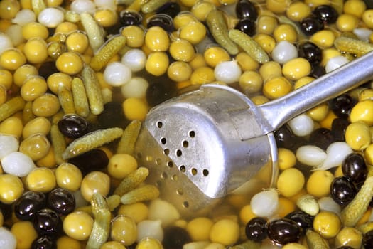 olives varied colorful texture market mediterranean food