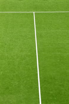 paddle tennis green grass field texture white lines