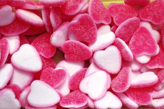 jelly sweets candy pink white heart shape valentines day metaphor
