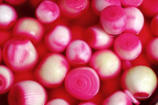 pickled onions red vinegar pattern texture food background