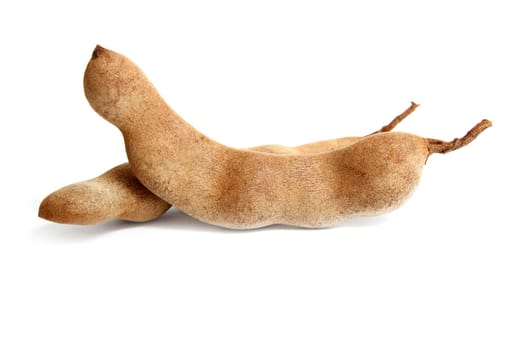 isolated fruit Tamarind Tamarindus indica Legumes