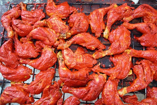grilled chicken in red achiote sauce tikinchik Mayan Mexico recipe