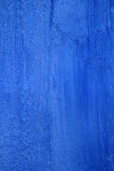 blue wall texture grunge background in Mediterranean house