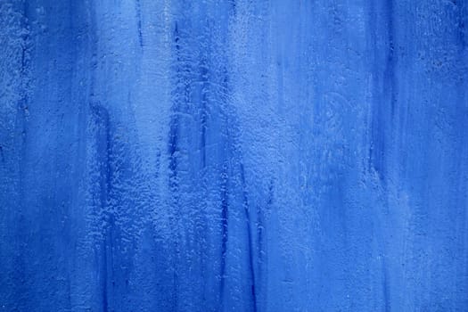 blue wall texture grunge background in Mediterranean house