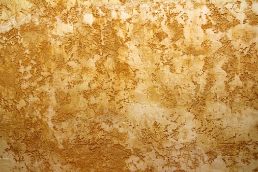 ocher yellow wall texture grunge background in Mediterranean house