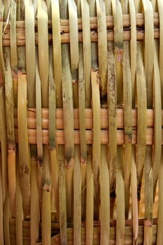 handcraft mexican cane basketry in vegetal texture