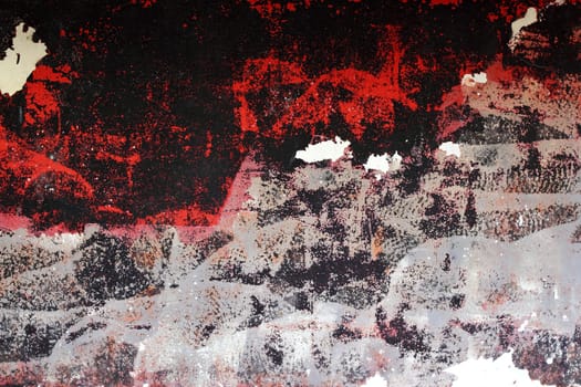 grunge red and black aged wall texture vintage background