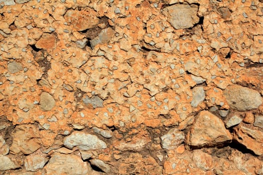 ancient masonry stone wall texture background in spain