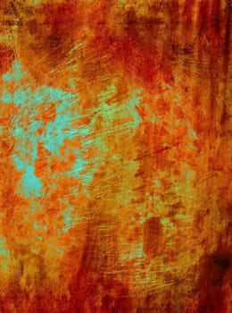 aged grunge abstact red wooden background