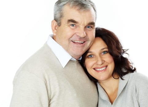 Portrait of a happy senior couple standing together