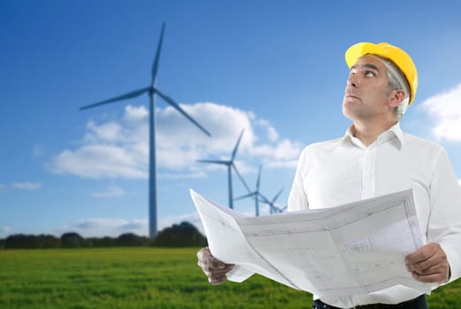 expertise architect senior engineer plan windmill aerogenerator