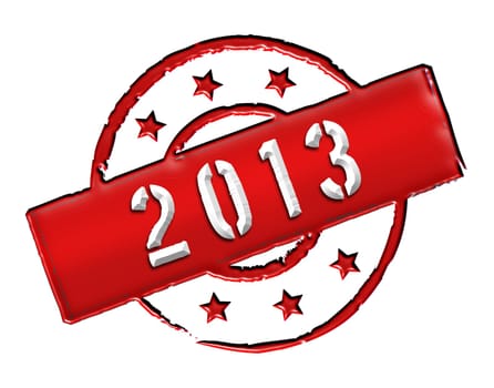 Sign and stamp named "2013"" for your presentation, for websites and many more."