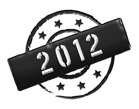 Sign and stamp named "2012"" for your presentation, for websites and many more."