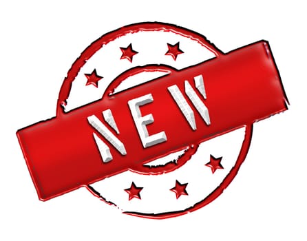 Sign and stamp named "NEW"" for your presentation, for websites and many more."