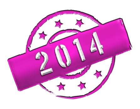 Sign and stamp named "2014"" for your presentation, for websites and many more."