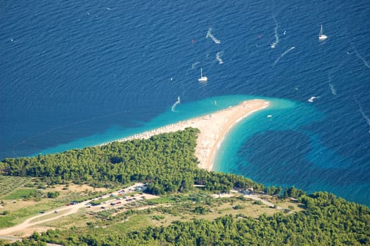 Golden Cape on Brac island, Croatia