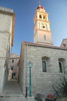 Church in Pucisca on Brac Island, Croatia