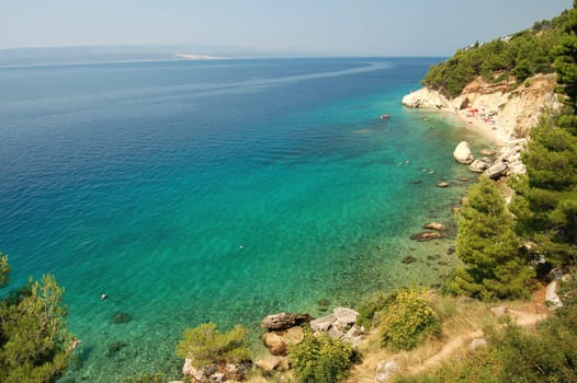 summer landscape of croatia