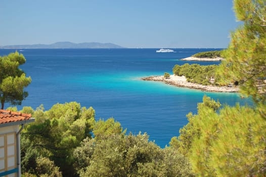 summer landscape of croatia